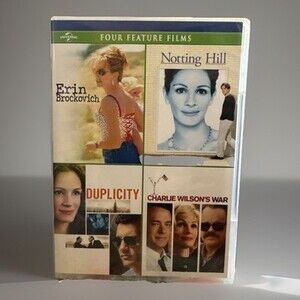 Julia Roberts 4-Movie Collection DVD Erin Brockovich Notting Hill Duplicity